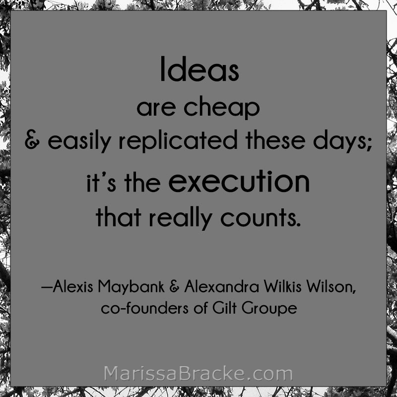Ideas vs Execution