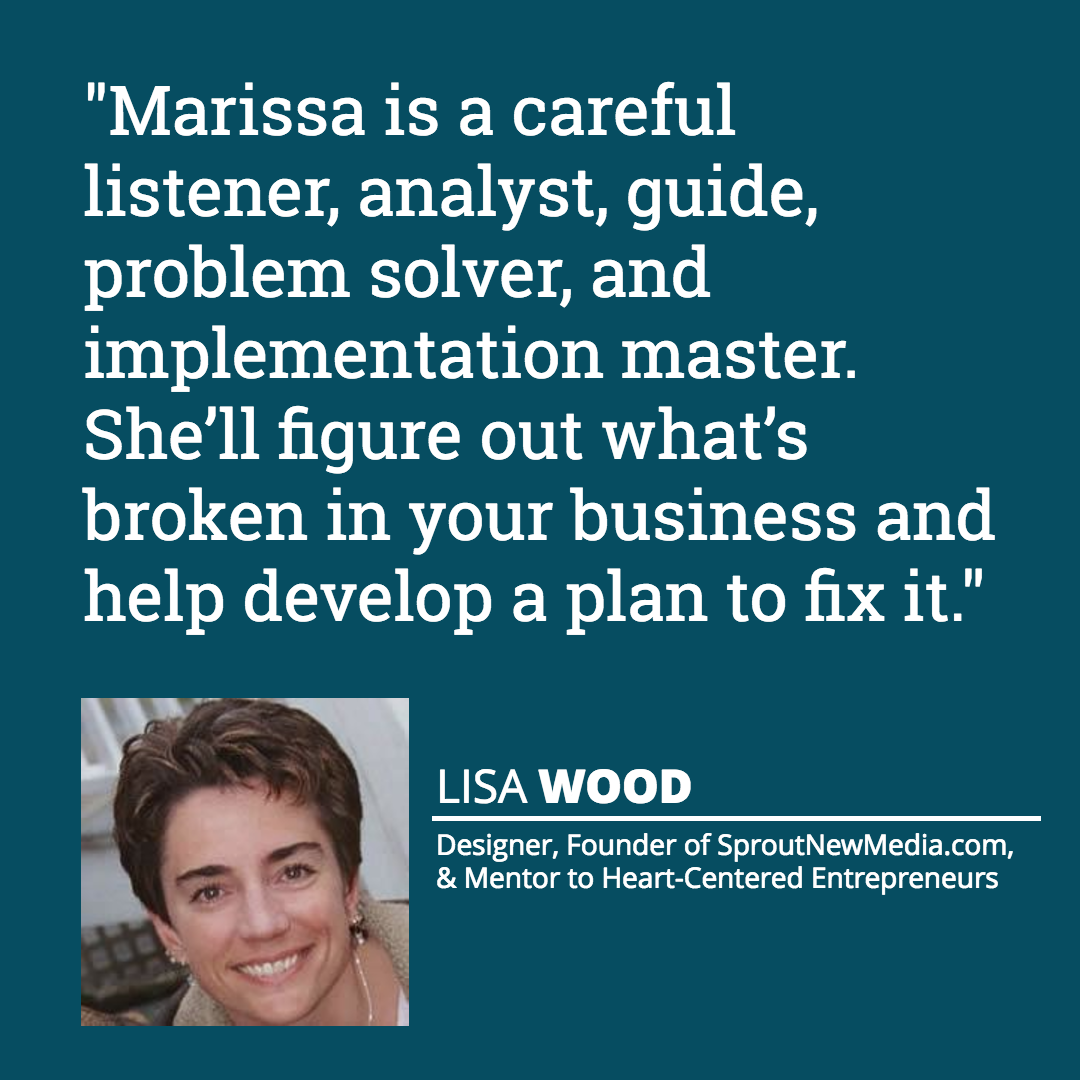 Lisa Wood testimonial quote